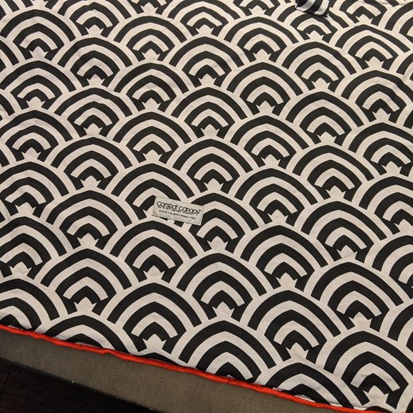 Classic Carseat Canopy Minky-lined Carseat Cover - 2 available red or gray minky - Picture 5 of 10